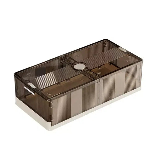 2 Pack Under Bed Storage Containers, Stackable Rolling Storage Plastic Containers, Multi-Purpose Rolling Low Profile Bins with Lids