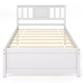 Costway Twin / Queen / Full Size Bed Frame w/ Headboard Wood Slat Support No Box Spring Needed