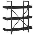 vidaXL Bibliothèque Chêne marron Bois d'ingénierie et métal 100 x 33 x 108,5 cm