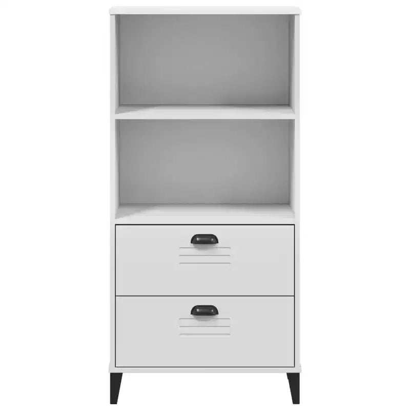 vidaXL Bibliothèque Étagère de Rangement pour Livres Meuble Présentoir Bureau Pin Massif