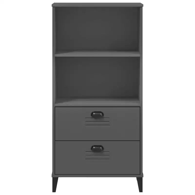 vidaXL Bibliothèque Étagère de Rangement pour Livres Meuble Présentoir Bureau Pin Massif