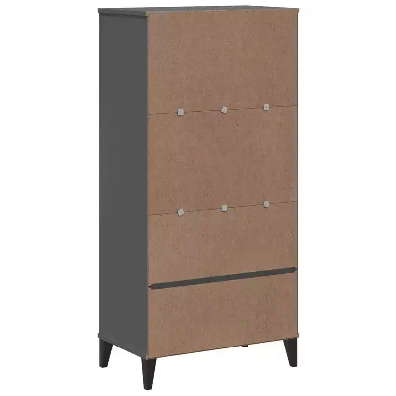 vidaXL Bibliothèque Étagère de Rangement pour Livres Meuble Présentoir Bureau Pin Massif