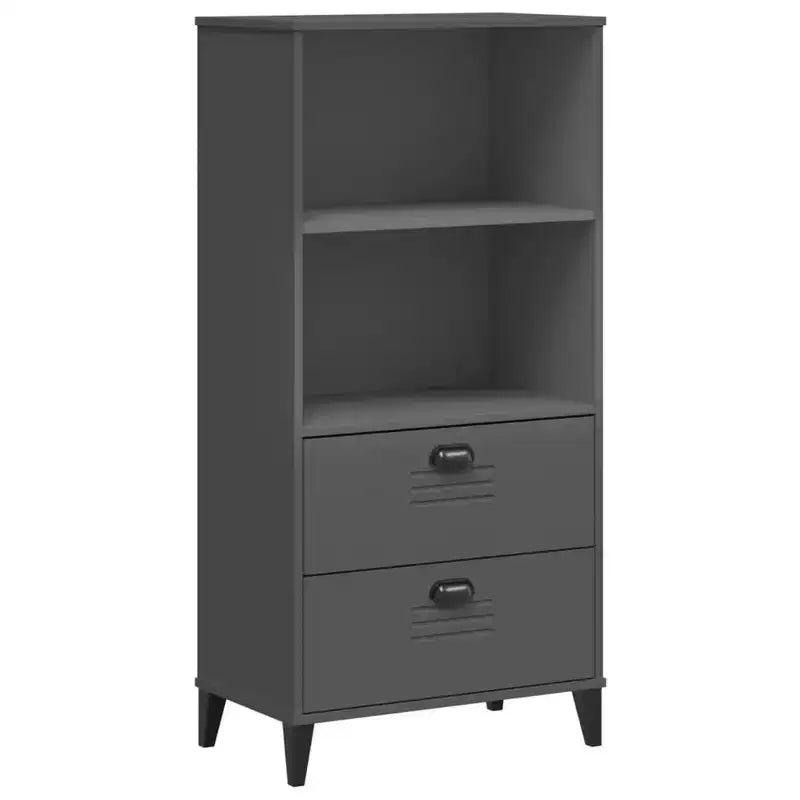 vidaXL Bibliothèque Étagère de Rangement pour Livres Meuble Présentoir Bureau Pin Massif