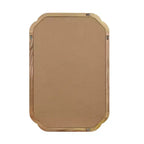 Miroir décoratif Whisen 24 x 36 à coins arrondis, cadre en bois massif, entrée