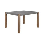 Table de salle à manger Davenport style loft en similibéton et bois - Alaterre Furniture