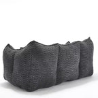 Fauteuil Poire Okak avec Mousse Haute Résilience, Canapé Paresseux Confortable avec Accoudoirs et 2 Places, Fauteuil de Salon Moderne