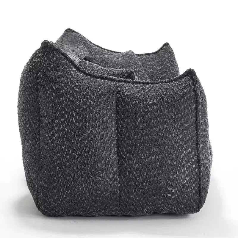 Fauteuil Poire Okak avec Mousse Haute Résilience, Canapé Paresseux Confortable avec Accoudoirs et 2 Places, Fauteuil de Salon Moderne