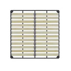Lit plateforme Whisen King Size en chenille, cadre de lit en bois, tête de lit capitonnée avec oreiller nuage ultra-doux et extra-large
