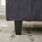 Canapé d'angle moderne GDFStudio Fenlo 108,5 places en velours côtelé avec 5 coussins et 6 dossiers