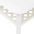 vidaXL Table Basse Table d'Appoint avec Étagère de Rangement Table d'Appoint de Canapé Plastique