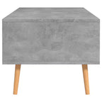 vidaXL Table basse blanche en bois d'ingénierie Table basse moyenne