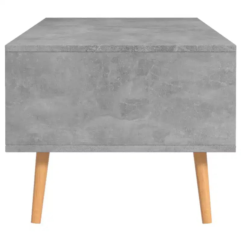 vidaXL Table basse blanche en bois d'ingénierie Table basse moyenne