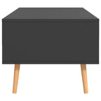 vidaXL Table basse blanche en bois d'ingénierie Table basse moyenne