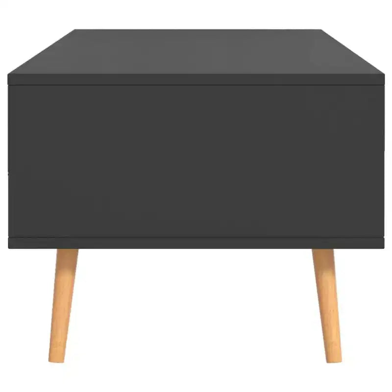 vidaXL Table basse blanche en bois d'ingénierie Table basse moyenne