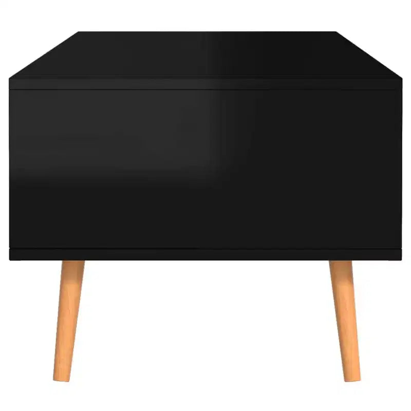 vidaXL Table basse blanche en bois d'ingénierie Table basse moyenne