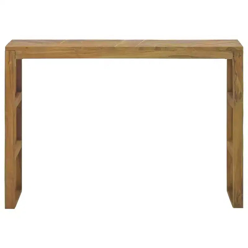 vidaXL Console 110x35x75 cm Bois de teck massif