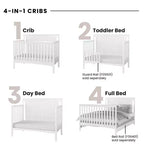 Lit de bébé convertible 4-en-1 Child Craft Scout, se transforme en lit de repos, en lit pour tout-petit et en lit pleine grandeur, 3 positions de matelas, finition sécuritaire pour bébé