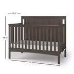 Lit de bébé convertible 4-en-1 Child Craft Scout, se transforme en lit de repos, en lit pour tout-petit et en lit pleine grandeur, 3 positions de matelas, finition sécuritaire pour bébé