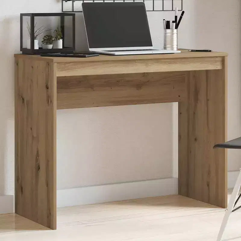 vidaXL Bureau Chêne Sonoma Bois d'Ingénierie Petit Bureau Minimaliste