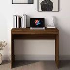 vidaXL Bureau Chêne Sonoma Bois d'Ingénierie Petit Bureau Minimaliste
