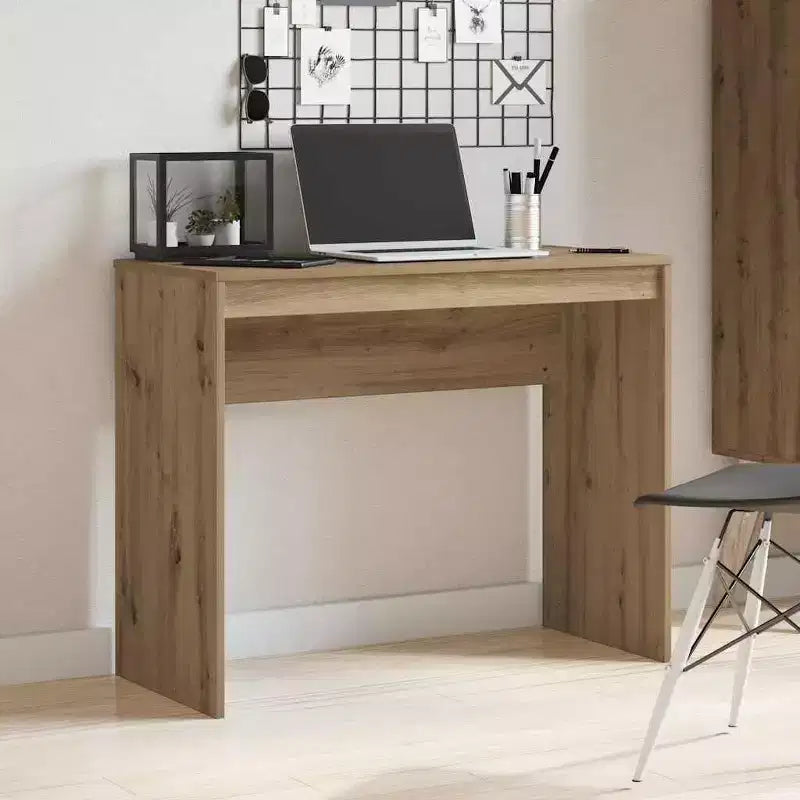 vidaXL Bureau Chêne Sonoma Bois d'Ingénierie Petit Bureau Minimaliste