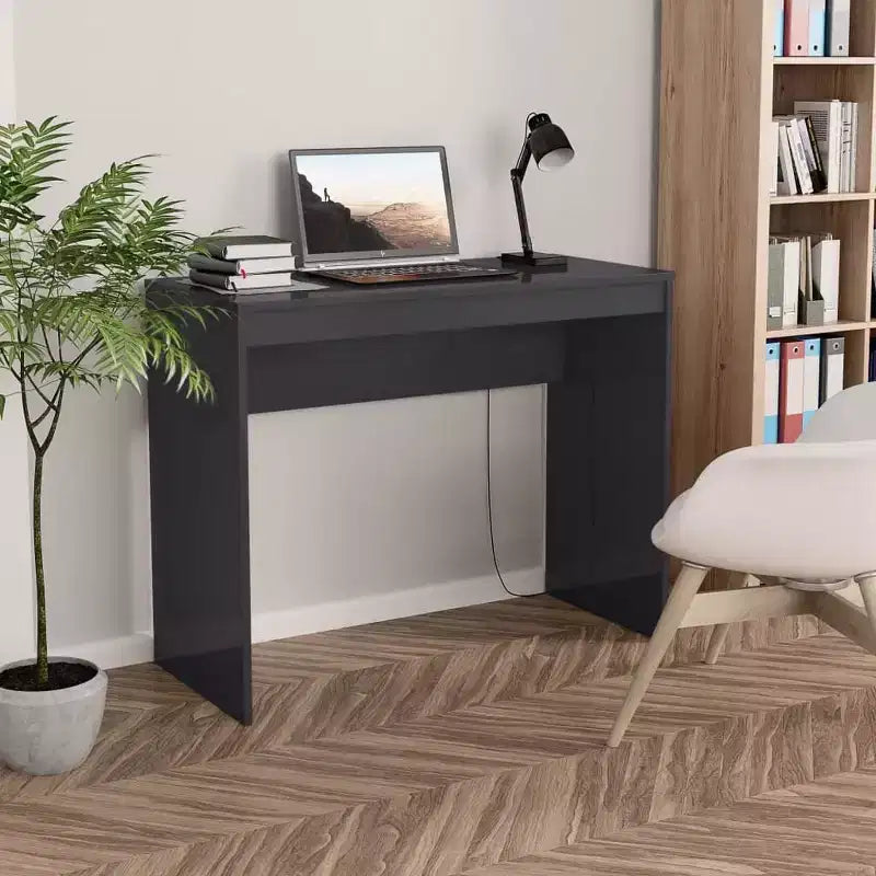 vidaXL Bureau Chêne Sonoma Bois d'Ingénierie Petit Bureau Minimaliste