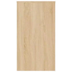 vidaXL Bureau Chêne Sonoma Bois d'Ingénierie Petit Bureau Minimaliste