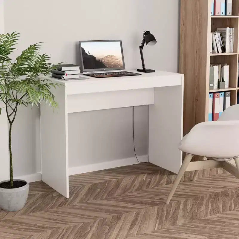 vidaXL Bureau Chêne Sonoma Bois d'Ingénierie Petit Bureau Minimaliste