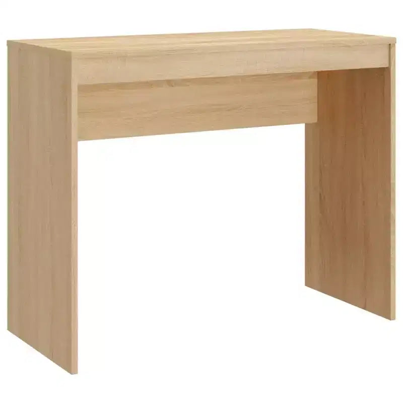 vidaXL Bureau Chêne Sonoma Bois d'Ingénierie Petit Bureau Minimaliste