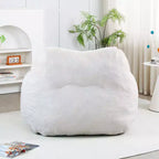Fauteuil poire Okak avec mousse à mémoire de forme haute résilience, fauteuil de sol paresseux avec accoudoir, chaise longue confortable pour adultes