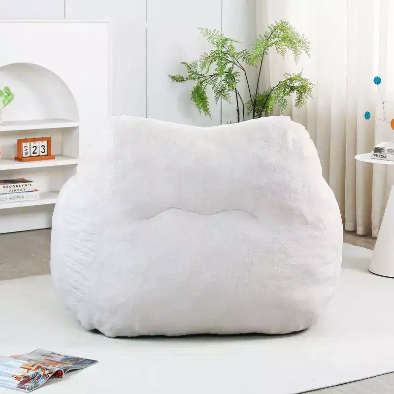 Fauteuil poire Okak avec mousse à mémoire de forme haute résilience, fauteuil de sol paresseux avec accoudoir, chaise longue confortable pour adultes