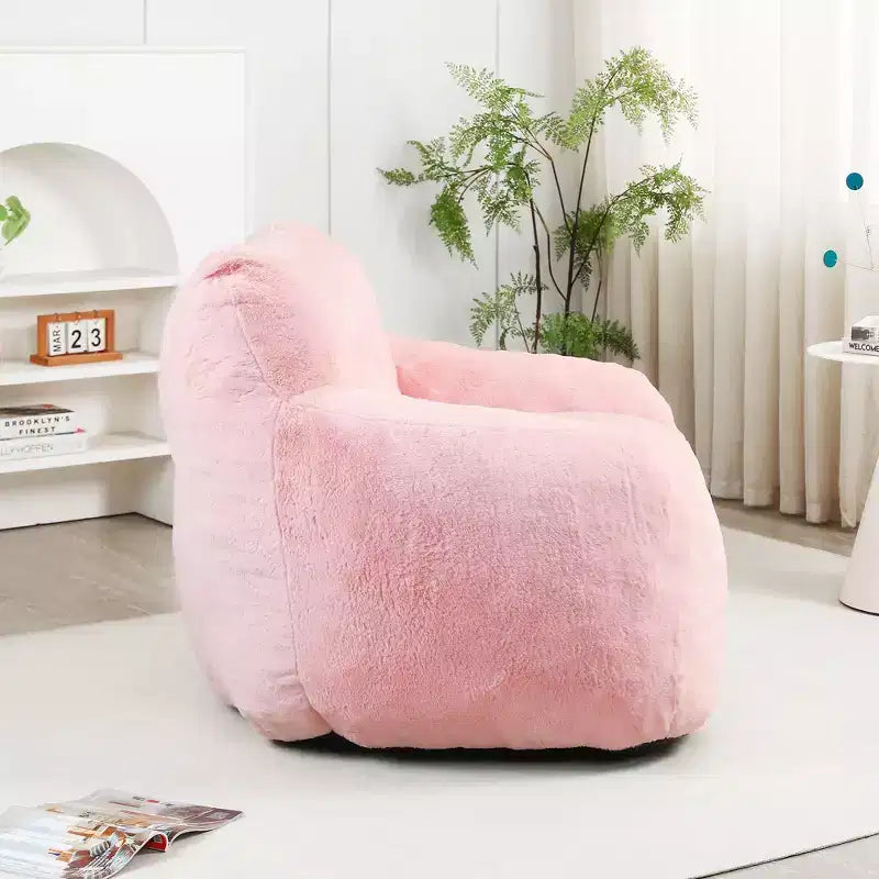 Fauteuil poire Okak avec mousse à mémoire de forme haute résilience, fauteuil de sol paresseux avec accoudoir, chaise longue confortable pour adultes