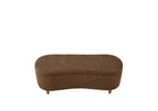 TUYOHW Banc de lit ottoman en boucle en peluche 48 avec rangement et pieds en bois, banc d'appoint pour salon et chambre à coucher, capacité de 400 lb