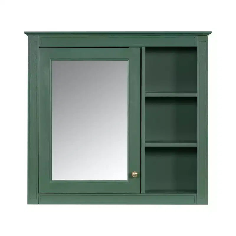 Meuble-lavabo de salle de bain de 76 cm avec lavabo, meuble de rangement de salle de bain avec tiroirs et miroir, armoire de toilette avec miroir