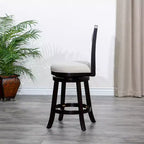 Tabouret de comptoir tournant moderne, Chaise de salle à manger sans dossier rembourrée, Tabouret de bar à dossier en X pour cuisine, restaurant, bureau, salon