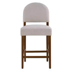 Christopher Knight Home Elisea Tabourets de comptoir rembourrés en bois d'hévéa de style transitionnel (Lot de 2)