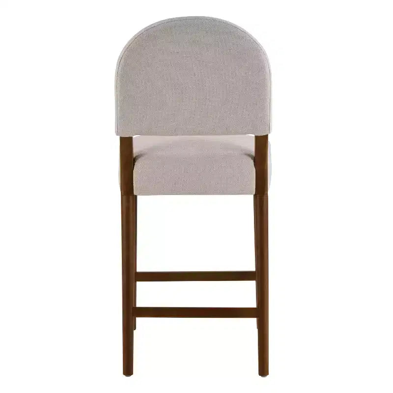 Christopher Knight Home Elisea Tabourets de comptoir rembourrés en bois d'hévéa de style transitionnel (Lot de 2)