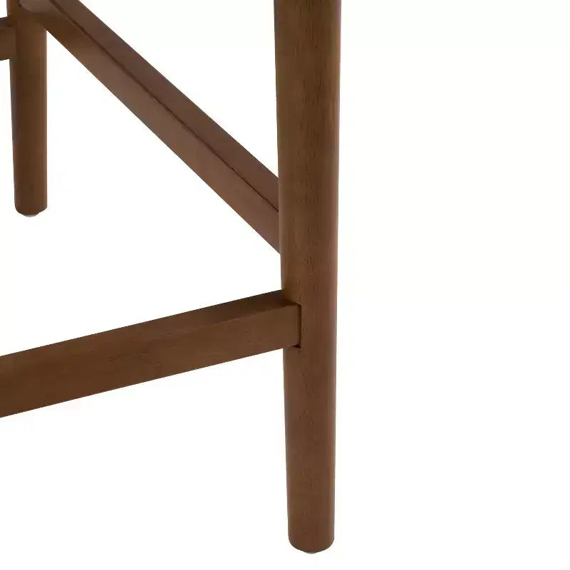 Christopher Knight Home Elisea Tabourets de comptoir rembourrés en bois d'hévéa de style transitionnel (Lot de 2)