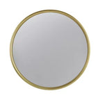 11 Inch Round Gold Wall Mirror with Iron Frame
