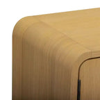 Teamson Home Tenley - Meuble d'appoint moderne 2 portes avec étagère réglable et poignée encastrée
