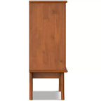 Meuble de rangement pour entrée Tierney en bois massif de 36 pouces de large, style Mid-Century Modern