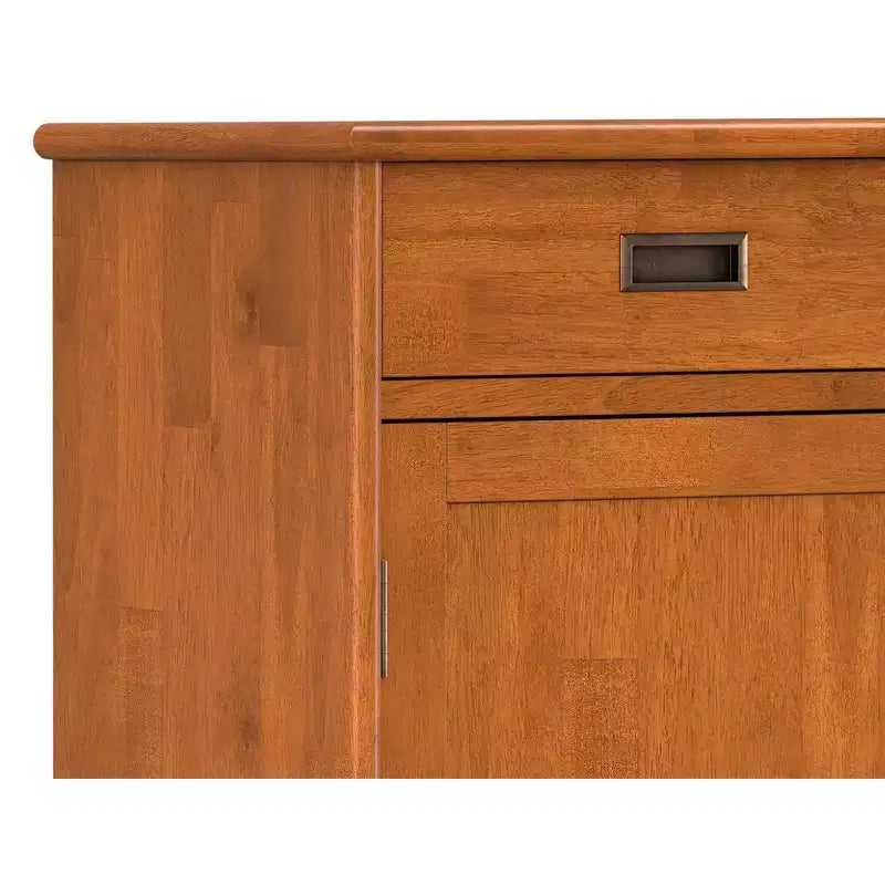 Meuble de rangement pour entrée Tierney en bois massif de 36 pouces de large, style Mid-Century Modern