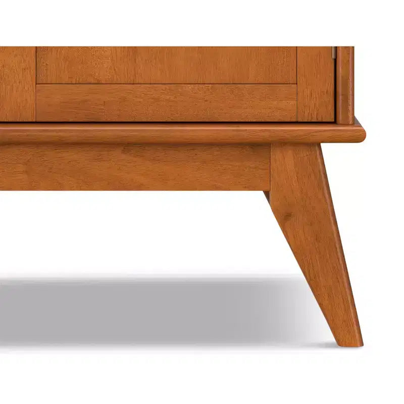 Meuble de rangement pour entrée Tierney en bois massif de 36 pouces de large, style Mid-Century Modern