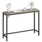 Narrow Console Table, 39.4 Small Entryway Table, Thin Sofa Side Display Table, for Hallway, Bedroom, Living Room, Foyer