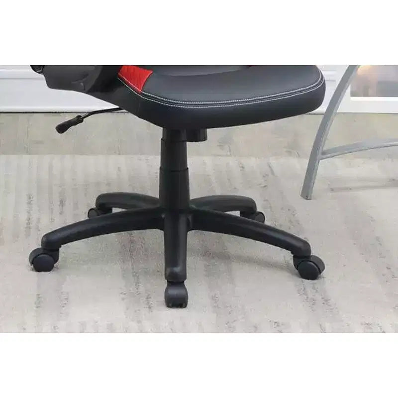 Chaise de jeu pivotante TUYOHW avec hauteur réglable et roulettes, chaise de bureau ergonomique pour jeux vidéo pour le bureau et la maison, chaise de loisirs rembourrée