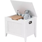 COZONY Banc à chaussures en bois avec couvercle rabattable, coffre de rangement rembourré pour entrée