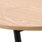Ensemble de salle à manger 7 pièces LeisureMod Tule avec cadre en acier, 6 chaises de salle à manger rembourrées et table de salle à manger ovale de 180 cm avec plateau en bois