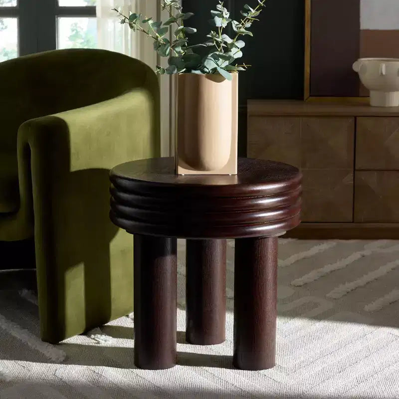 Table d'appoint Ohana - ACC2327 - Marron foncé - Safavieh