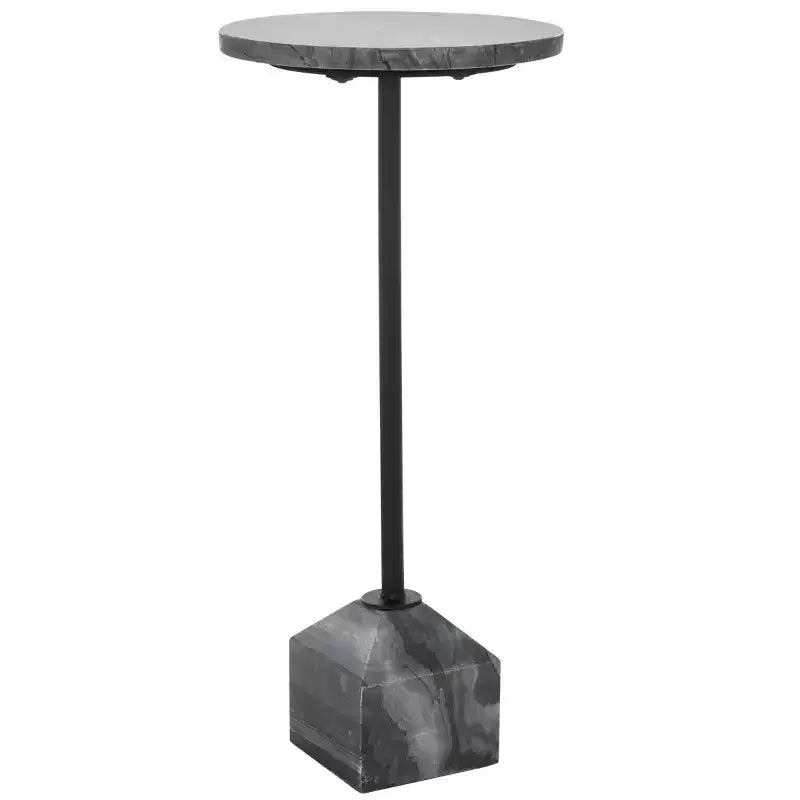Table d'appoint Sumer - ACC3720 - Marbre gris/Noir - Safavieh