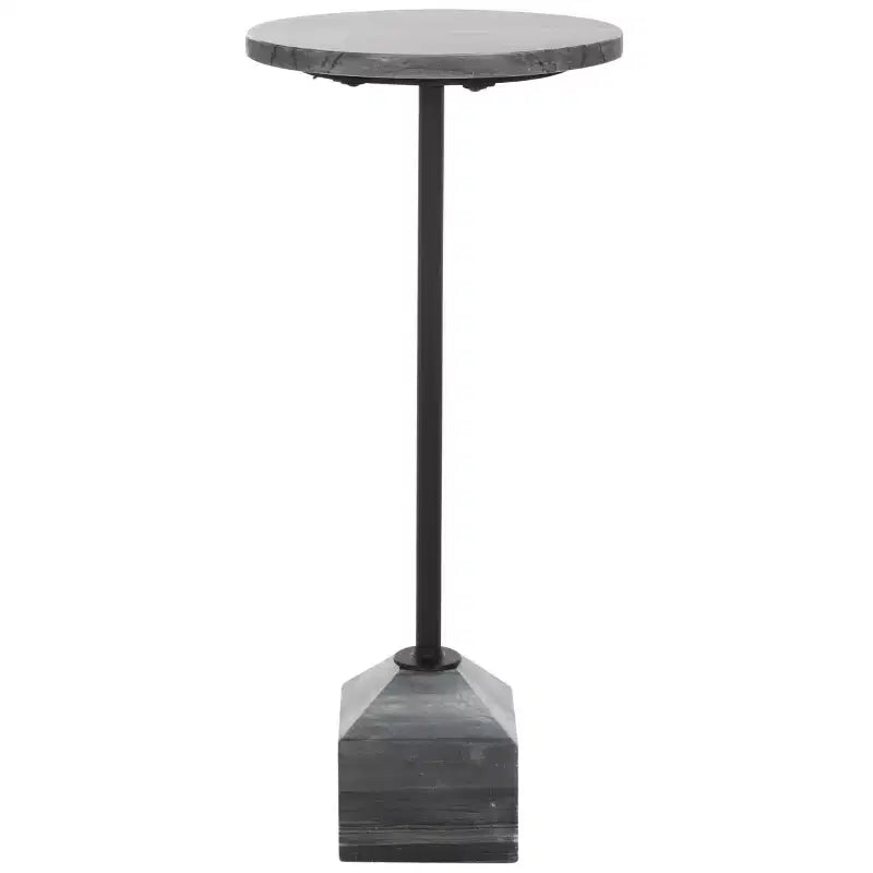 Table d'appoint Sumer - ACC3720 - Marbre gris/Noir - Safavieh